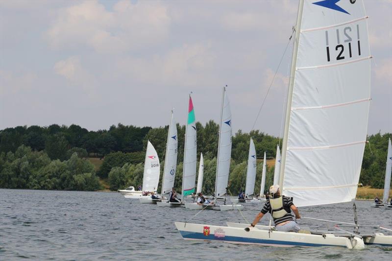 Sprint 15 TT at Draycote Water 2018 photo copyright Alan Howie-Wood taken at Draycote Water Sailing Club and featuring the Dart 15 class