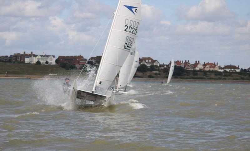 Chris Tillyer in the Sprint 15 National Championships at Harwich Town photo copyright Pauline Love taken at Harwich Town Sailing Club and featuring the Sprint 15 class