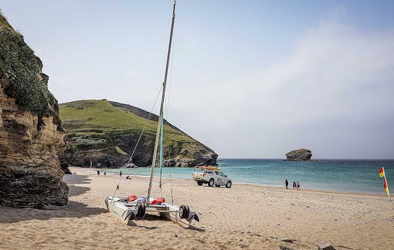 'North Island to Starboard' - Liam Thom sails around Britain in a 15ft catamaran photo copyright Yvonne Pike taken at  and featuring the Dart 15 class