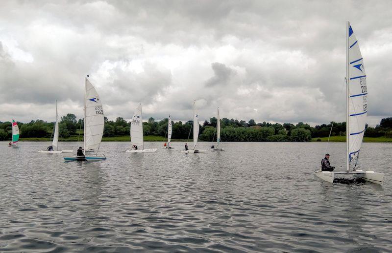 Sprint 15 TT at Draycote photo copyright Tim Case taken at Draycote Water Sailing Club and featuring the Dart 15 class