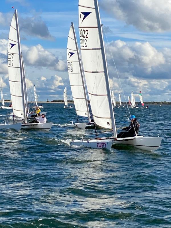 Race 3 of the Sprint 15 TT and Inlands at Rutland photo copyright Nigel Denchfield taken at Grafham Water Sailing Club and featuring the Sprint 15 class