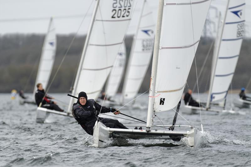 Close competition during the Gill Sprint Winter TT at Grafham Water photo copyright Paul Sanwell / OPP taken at Grafham Water Sailing Club and featuring the Dart 15 class