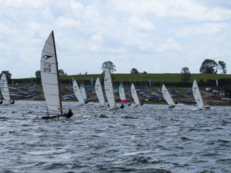 Sprint 15 TT at Draycote Water photo copyright Steve Pell taken at Draycote Water Sailing Club and featuring the Dart 15 class