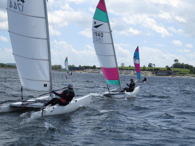 Sprint 15 TT at Draycote Water photo copyright Steve Pell taken at Draycote Water Sailing Club and featuring the Dart 15 class