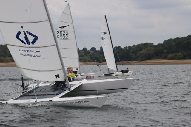 Sprint 15 TT at Carsington photo copyright Pauline Love taken at Carsington Sailing Club and featuring the Dart 15 class