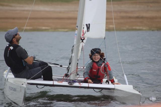 Sprint 15 TT at Carsington photo copyright Pauline Love taken at Carsington Sailing Club and featuring the Dart 15 class