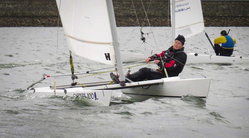 Dart 15 Winter TT at Draycote photo copyright Steve Pell taken at Draycote Water Sailing Club and featuring the Dart 15 class