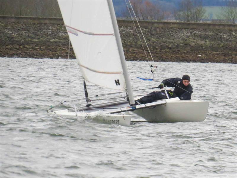 Dart 15 Winter TT at Draycote photo copyright Steve Pell taken at Draycote Water Sailing Club and featuring the Dart 15 class