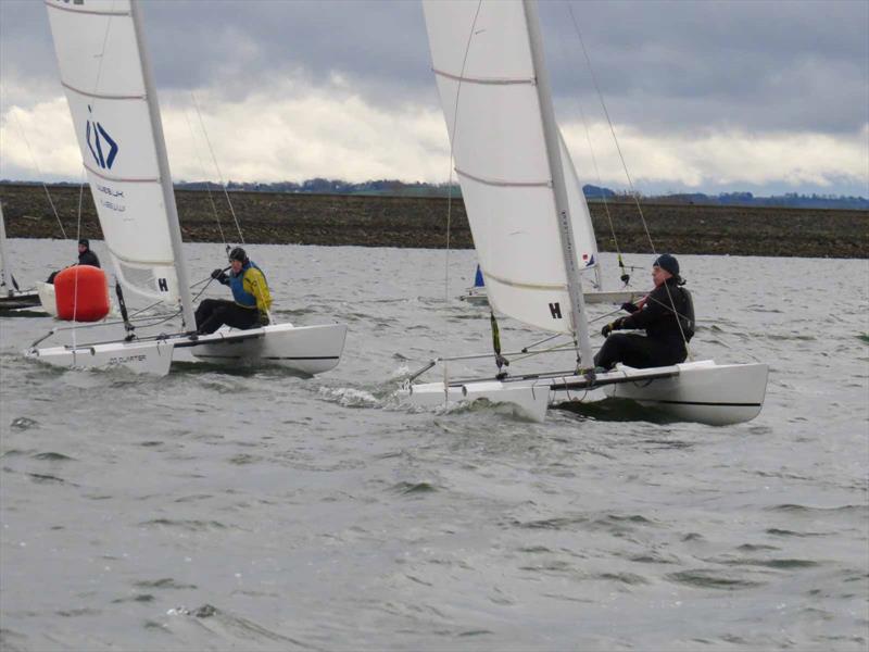 Dart 15 Winter TT at Draycote photo copyright Steve Pell taken at Draycote Water Sailing Club and featuring the Dart 15 class