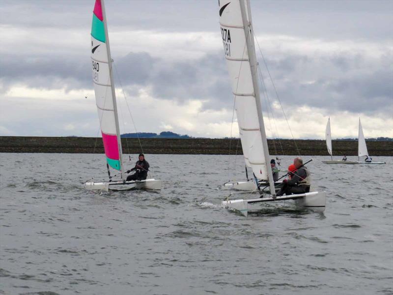Dart 15 Winter TT at Draycote photo copyright Steve Pell taken at Draycote Water Sailing Club and featuring the Dart 15 class