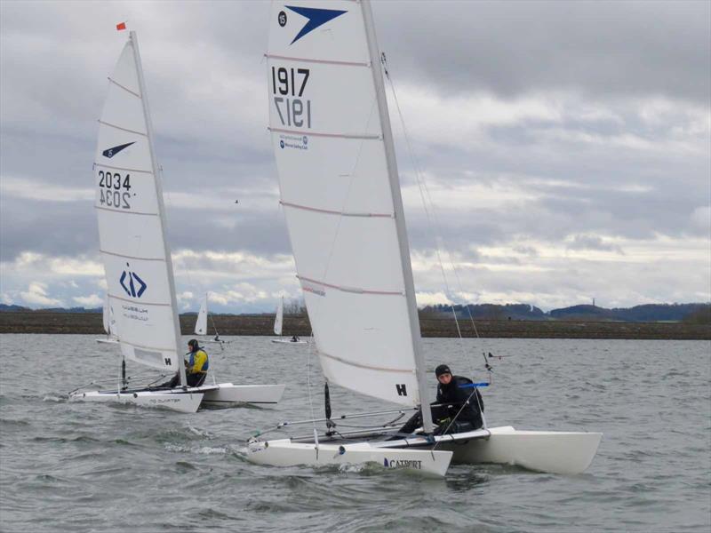Dart 15 Winter TT at Draycote photo copyright Steve Pell taken at Draycote Water Sailing Club and featuring the Dart 15 class