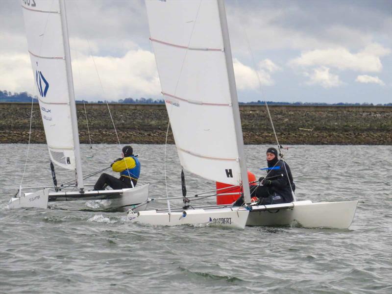 Dart 15 Winter TT at Draycote photo copyright Steve Pell taken at Draycote Water Sailing Club and featuring the Dart 15 class