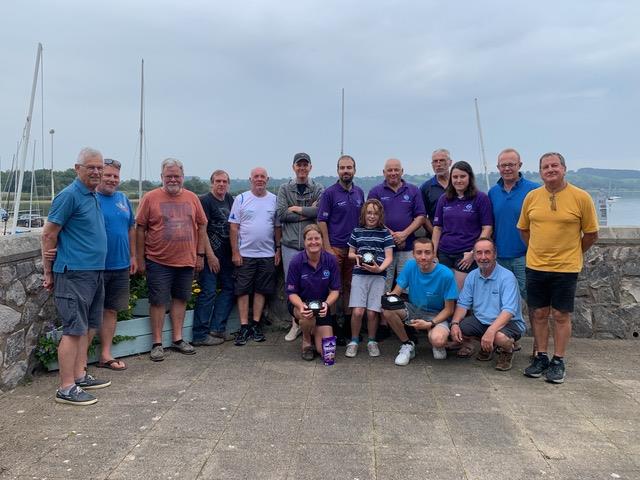 Competitors and Race Team during the Dart 15 TT at Carsington photo copyright Pauline Love taken at Carsington Sailing Club and featuring the Dart 15 class