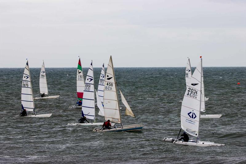 Dart 15 Sport Nationals at Shanklin photo copyright Dave Clarke taken at Shanklin Sailing Club and featuring the Dart 15 Sport class