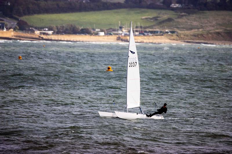 Dart 15 Sport Nationals at Shanklin photo copyright Dave Clarke taken at Shanklin Sailing Club and featuring the Dart 15 Sport class