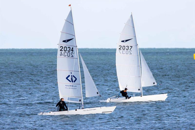 Dart 15 Sport Nationals at Shanklin photo copyright Dave Clarke taken at Shanklin Sailing Club and featuring the Dart 15 Sport class