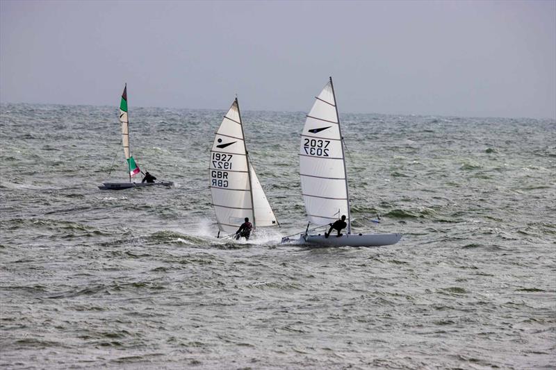 Dart 15 Sport Nationals at Shanklin photo copyright Dave Clarke taken at Shanklin Sailing Club and featuring the Dart 15 Sport class