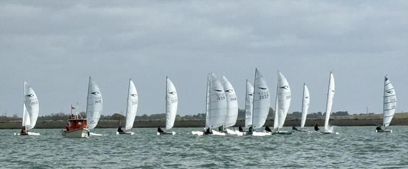 Race start during the Dart 15 TT at Marconi photo copyright Howard Rogers taken at Marconi Sailing Club and featuring the Dart 15 class