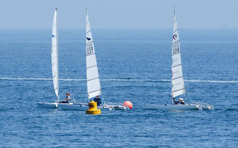 Dart 15 Southern Championship at Shanklin photo copyright Mary Howie-Wood taken at Shanklin Sailing Club and featuring the Dart 15 class