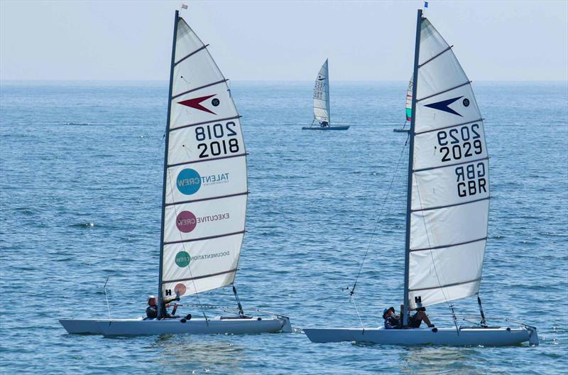 Dart 15 Southern Championship at Shanklin photo copyright Mary Howie-Wood taken at Shanklin Sailing Club and featuring the Dart 15 class