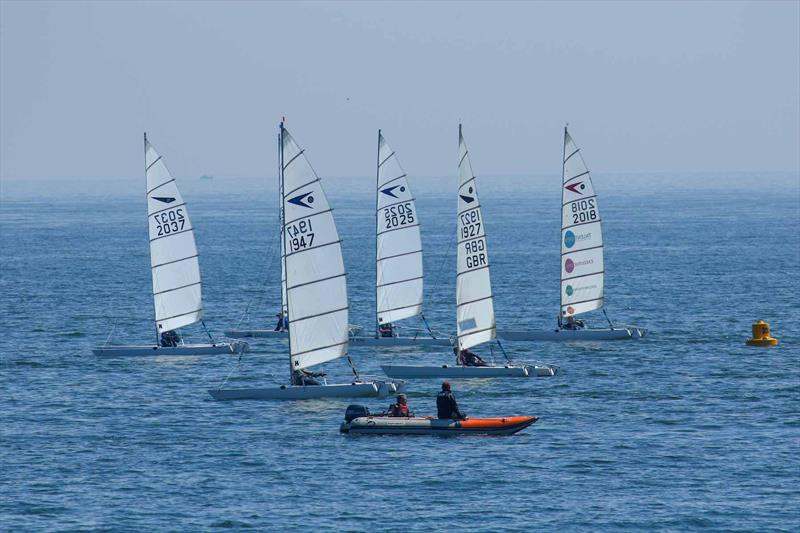 Dart 15 Southern Championship at Shanklin photo copyright Mary Howie-Wood taken at Shanklin Sailing Club and featuring the Dart 15 class