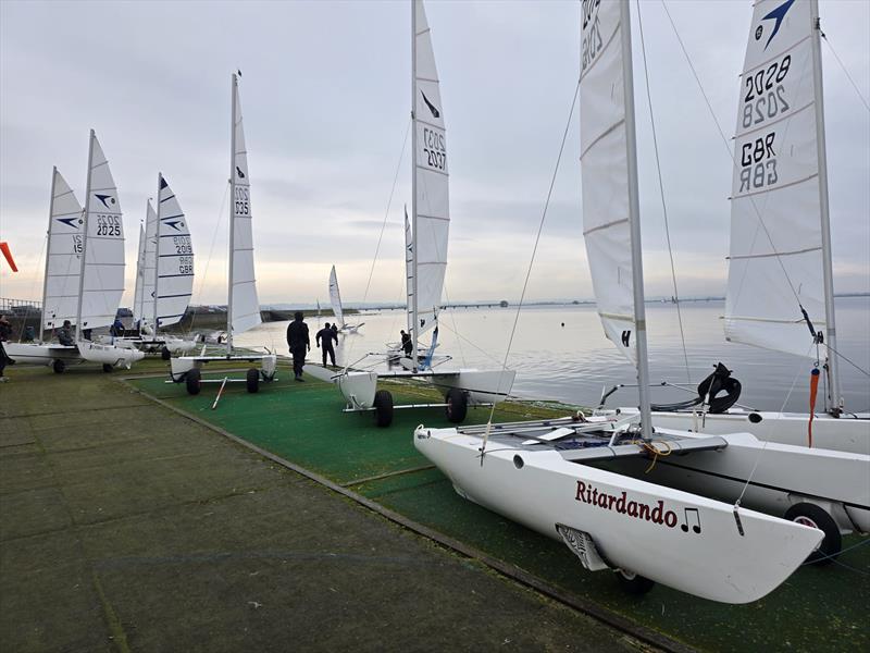 Dart 15 Winter TT at Datchet Water photo copyright Dave Russell taken at Datchet Water Sailing Club and featuring the Dart 15 class