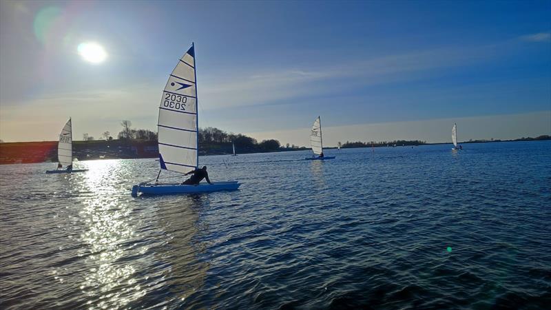 Dart 15 Winter TT at Draycote Water - photo © Tim Case and Dave Russell