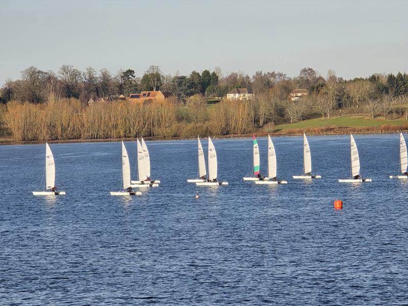 Dart 15 Winter TT at Draycote Water - photo © Tim Case and Dave Russell