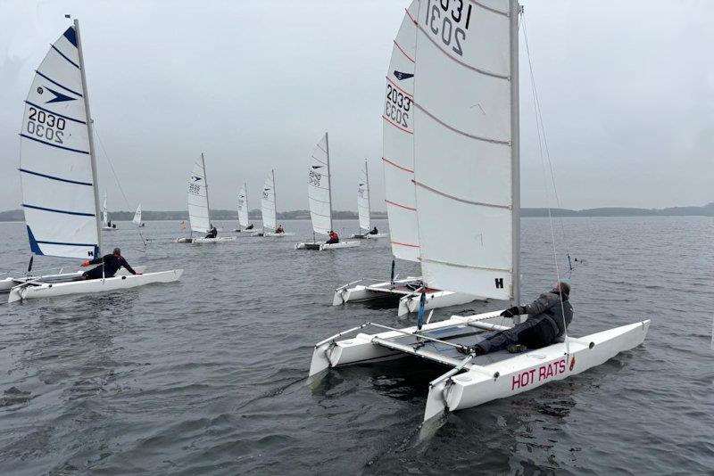 Dart 15 Winter TT at Grafham photo copyright Nigel Dentchfield taken at Grafham Water Sailing Club and featuring the Dart 15 class