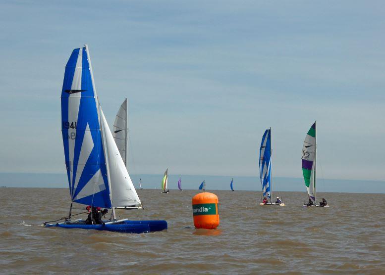 Felixstowe Ferry Sailing Club Catamaran Open photo copyright Sam Rowell taken at Felixstowe Ferry Sailing Club and featuring the Dart 16 class