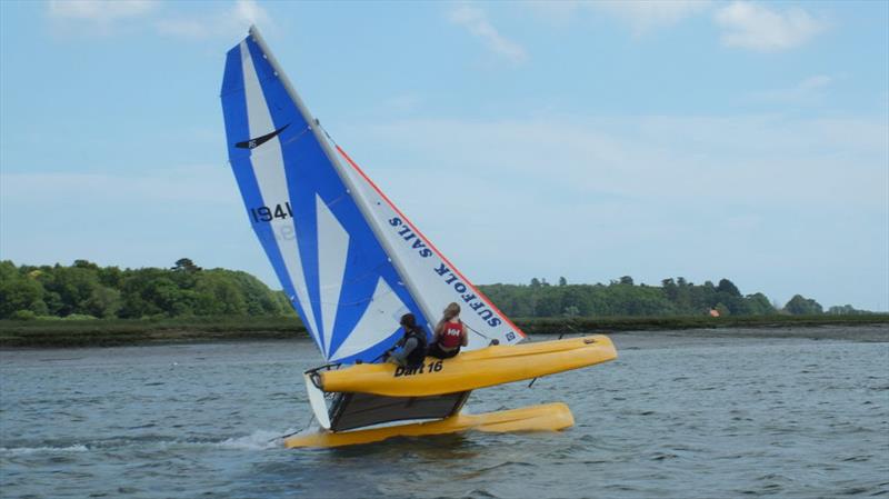 Methersgate Race 2019 at Felixstowe Ferry Sailing Club photo copyright Sam Rowell taken at Felixstowe Ferry Sailing Club and featuring the Dart 16 class