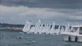 Start Line action during the Noble Marine Insurance Dart 18 Nationals and Worlds at Bridlington © Peider Fried