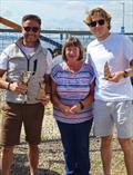 Mat and Jacob Exon, overall winners - Dart 18 TT and Scottish Championship at Royal Tay &copy; Mehmet Gundogu