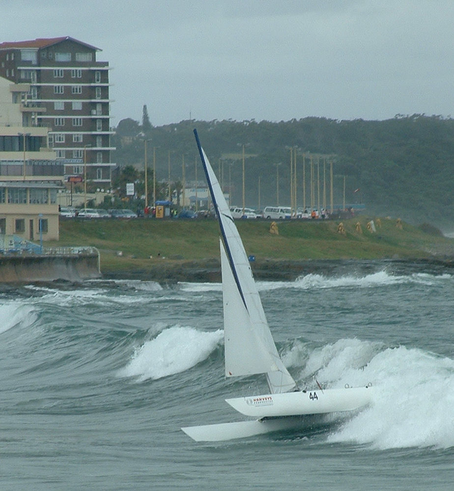 Tricky launching during the 2006 Dart 18 worlds at Eastern Cape, South Africa photo copyright Mark de Wet taken at  and featuring the Dart 18 class