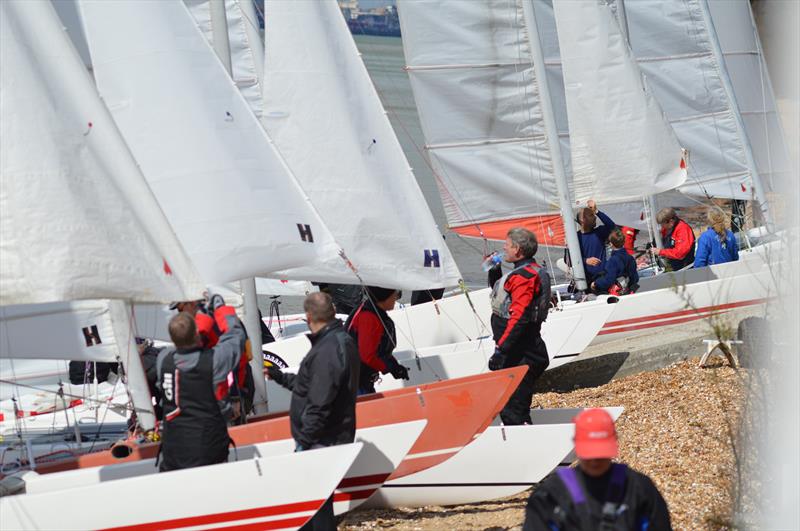 Dart 18 TT at Netley photo copyright Colette Hayes taken at Netley Sailing Club and featuring the Dart 18 class