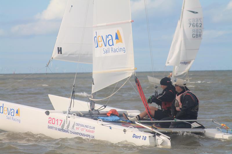 Dart 18 UK Nationals at Dee photo copyright Sarka Ngassa taken at Dee Sailing Club and featuring the Dart 18 class