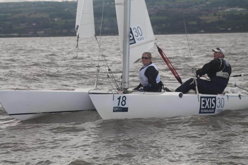 Dart 18 UK Nationals at Dee photo copyright Sarka Ngassa taken at Dee Sailing Club and featuring the Dart 18 class