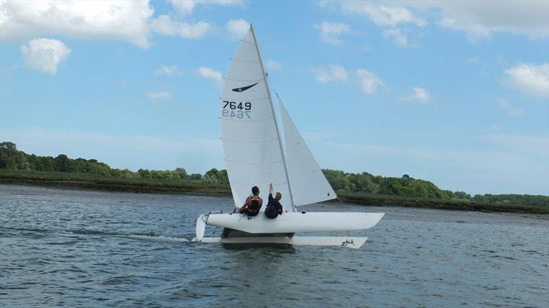 Methersgate Race 2019 at Felixstowe Ferry Sailing Club photo copyright Sam Rowell taken at Felixstowe Ferry Sailing Club and featuring the Dart 18 class