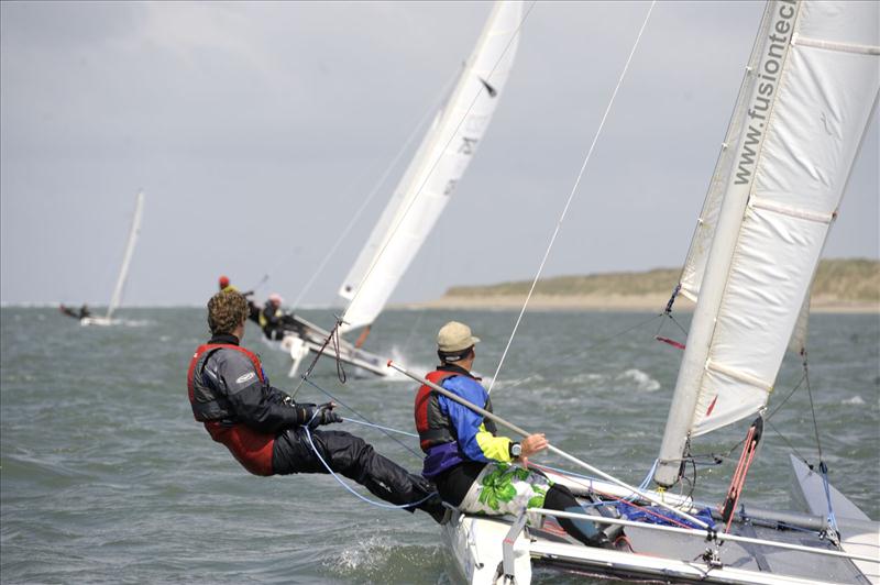 Dart 18s at North Devon photo copyright Mike Bentley / www.mikebentleyphotography.co.uk taken at North Devon Yacht Club and featuring the Dart 18 class