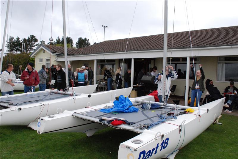 Dart 18 GP1 at Dee photo copyright Brian Phipps taken at Dee Sailing Club and featuring the Dart 18 class