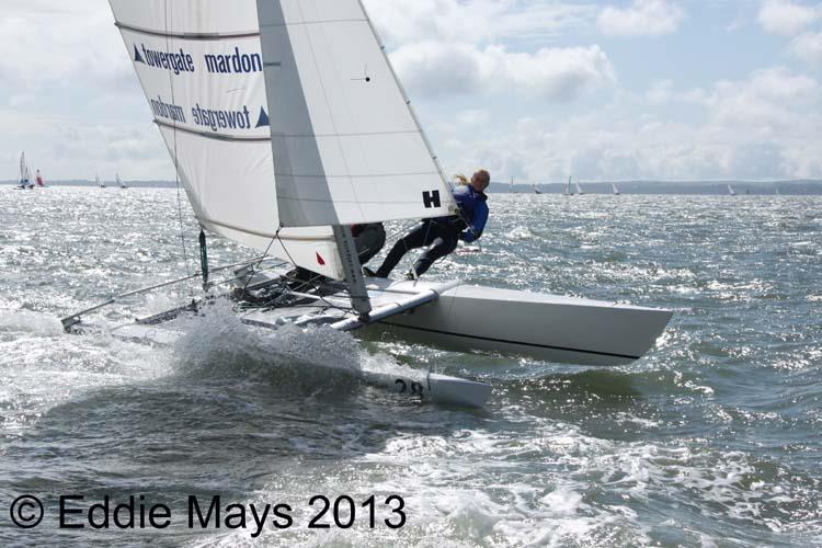 Dart 18 nationals at Netley day 1 - photo © Eddie Mays