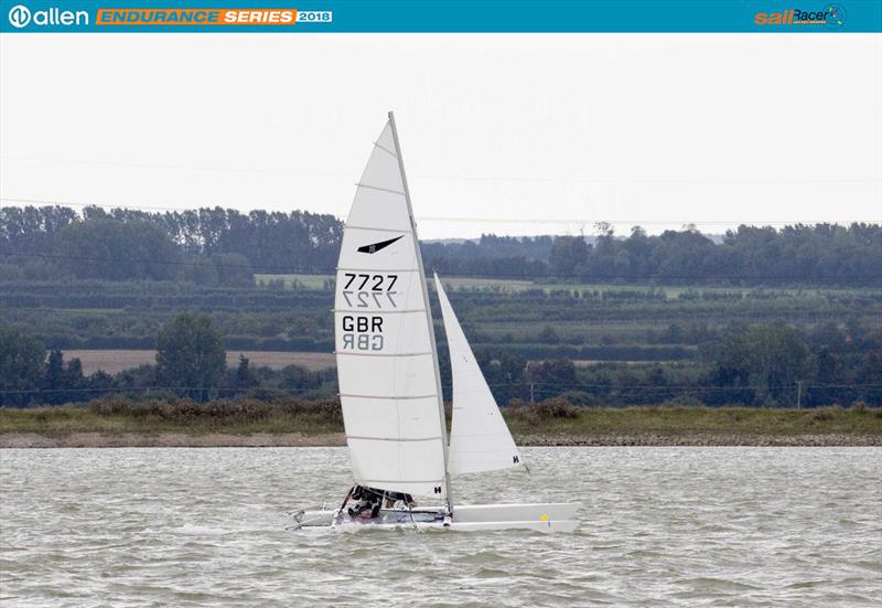 Chris Goymer and Paul Wiseman in the 60th Round Sheppey Race, part of the Allen Endurance Series photo copyright Tim Olin / www.olinphoto.co.uk taken at Isle of Sheppey Sailing Club and featuring the Dart 18 class