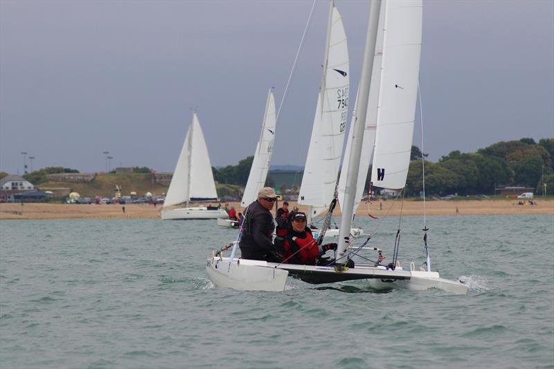 Dart 18 TT4 at Stokes Bay photo copyright Sarka Ngassa taken at Stokes Bay Sailing Club and featuring the Dart 18 class