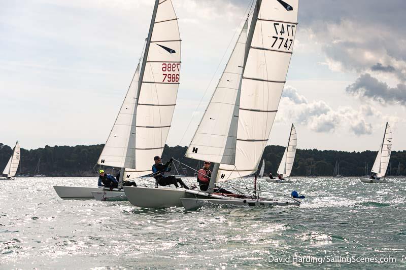 Bournemouth Digital Poole Week 2022 day 2 photo copyright David Harding / www.sailingscenes.com taken at Parkstone Yacht Club and featuring the Dart 18 class