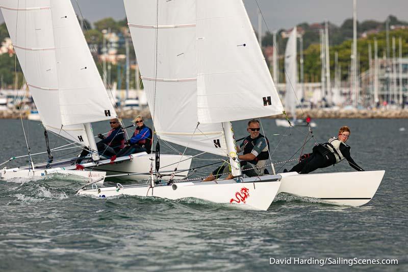 Bournemouth Digital Poole Week 2022 day 5 photo copyright David Harding / www.sailingscenes.com taken at Parkstone Yacht Club and featuring the Dart 18 class