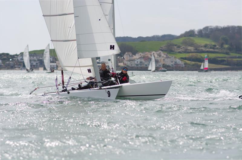 Dart 18 TT at Swanage photo copyright Doug Horner taken at Swanage Sailing Club and featuring the Dart 18 class