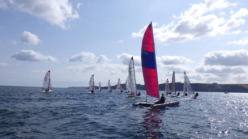Charlestown Regatta at Porthpean Sailing Club photo copyright Steve Coello taken at Porthpean Sailing Club and featuring the Dart 18 class
