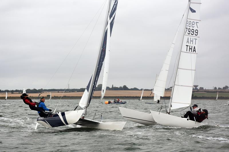 Dart 18 National Championship photo copyright Nick Champion / www.championmarinephotography.co.uk taken at Stone Sailing Club and featuring the Dart 18 class
