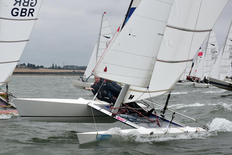Dart 18 National Championship photo copyright Nick Champion / www.championmarinephotography.co.uk taken at Stone Sailing Club and featuring the Dart 18 class