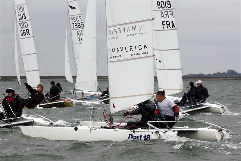 Dart 18 National Championship photo copyright Nick Champion / www.championmarinephotography.co.uk taken at Stone Sailing Club and featuring the Dart 18 class